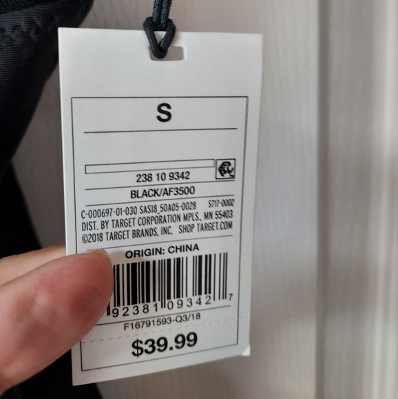 NWT Shade and Shore Black Small One Piece - Picture 7 of 7